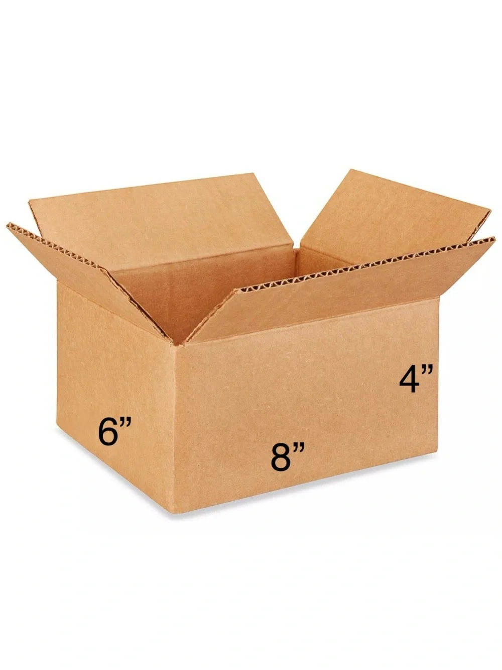 8 x 6 x 4” 15 cardboard boxes